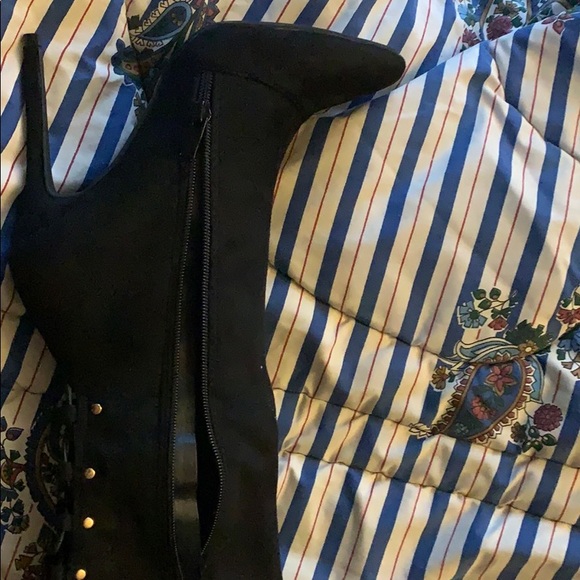 ❗️last one! Thigh High Lace Up Boots!!! Black ❤️❤️ - Picture 7 of 8